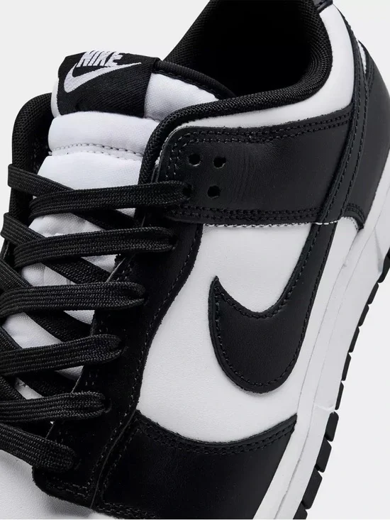 NIKE new 2021 Panda Dunk Low Retro Black White Sneakers - M US7 / W US8.5 - Picture 14 of 16